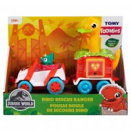 TOMYcar komplekts ar dinozauru Dino Rescue Ranger, E73253