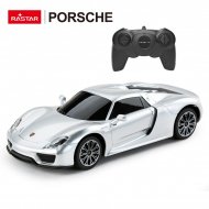 RASTAR rādiovadāms auto Porsche 1:24 918 Spyder, 71400