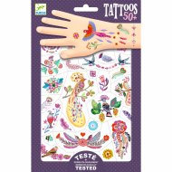 DJECO Tetovējumi Bright birds (50+ tetovējumi), DJ09615