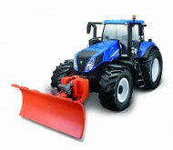 MAISTO TECH automašīnas modelis New Holland Tractor with snow plow, 82303/82722