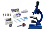 EASTCOLIGHT mikroskopa komplekts Deluxe, 100/450/900X, 90081