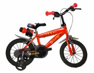 QURIO BIKE bērnu velosipēds, izmērs 16", sarkans-melns, 416 U