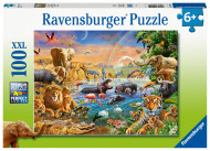 RAVENSBURGER puzle Savanna Džungļi Ūdens, 100gab., 12910