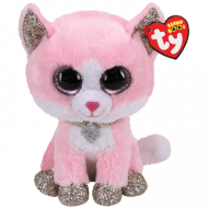TY Beanie Boos kaķis FIONA rozā, TY36489