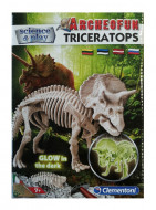 CLEMENTONI Science Dig Triceratops, spīd tumsā, 60428
