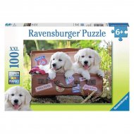 RAVENSBURGER puzle Traveling Pups, 100gab., 10538