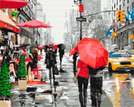 BRUSHME Izkrāso pēc numerācijas Rain in New York, BS8091