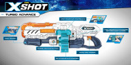 XSHOT rotaļu pistole Turbo Advance, 36136