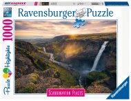RAVENSBURGER puzle Haifoss Waterfall, Iceland, 1000gab., 16738