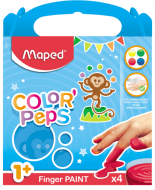 MAPED COLORPEPS pirkstu krāsas 4x80g, 228125100000