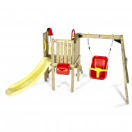 PLUM Toddlers Tower koka rotaļu laukums, 244x162x123 cm, 27552