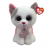 TY Beanie Boos kaķis ar sirsniņām MILENA balts, TY36567