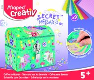 MAPED CREATIV Rokdarbu komplekts Secret Mosaics Juvelierizstrādājumu kastīte, 3154149070565