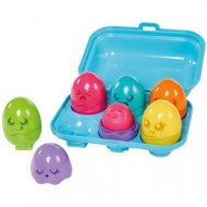 TOMY rotaļu olas Hide & Squeak Bright Chicks, E73081C