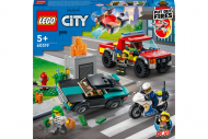 60319 LEGO® City Fire Ugunsdzēsēju operācija un policijas pakaļdzīšanās
