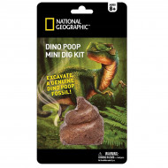 NATIONAL GEOGRAPHIC Carded Mini Dig Dino Poop, komplekts, NGMDIGPOOP