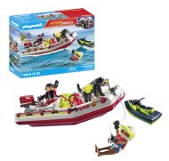 PLAYMOBIL ACTION HEROES Fireboat ar ūdens skrejriteni, 71464