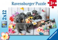 "RAVENSBURGER puzles ""Little furball"", 2x12 gab., 5636"