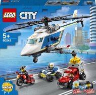 60243 LEGO® City Policijas pakaļdzīšanās ar helikopteru