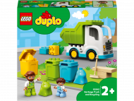 10945 LEGO® DUPLO® Town Atkritumu izvešanas auto un šķirošanas konteineri