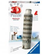 RAVENSBURGER 3D mini ēku puzle Pizas tornis, 54gab., 11247