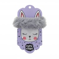 CUTY CLIPS matu gumija Fluffy Bunny, Nr. 14, CL0014
