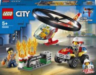 LEGO® 60248 City Fire Ātrās reaģēšanas ugunsdzēsēju helikopters