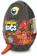 CRACKIN EGGS pl?ša r?cošais dinozaurs Dino Egg Lava, sortiments, SK004A1