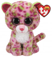 TY Beanie Boos rozā plīša leopards LAINEY 15cm, TY36312