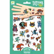 DJECO Tetovējumi Heroes vs villains (50+ tetovējumi), DJ09614