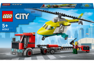 60343 LEGO® City Great Vehicles Glābšanas helikoptera pārvadātājs