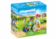 PLAYMOBIL City Life pacients ratiņkrēslā, 70193