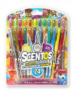 SCENTOS aromātiskās gēla pildspalvas, 24gab., 40450