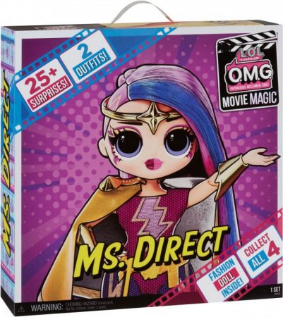 L.O.L. Surprise OMG Movie Magic Doll-Ms. Di, 577904EUC 577904EUC