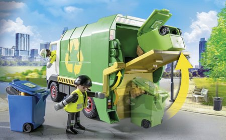 PLAYMOBIL CITY LIFE Mašīna atkritumu šķirošanai, 71234 71234