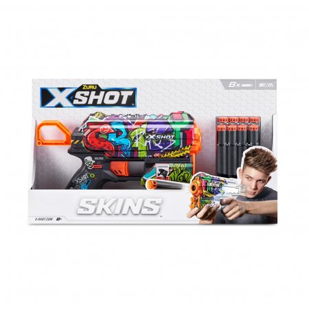 XSHOT spēļu ierocis Skins Flux, assort., 36516 36516