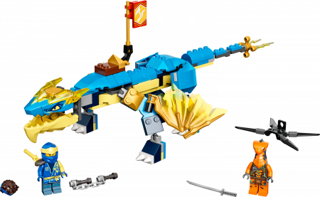 71760 LEGO® NINJAGO® Jay pērkona pūķis EVO Jaukais banāns-zīmuļu trauks 71760