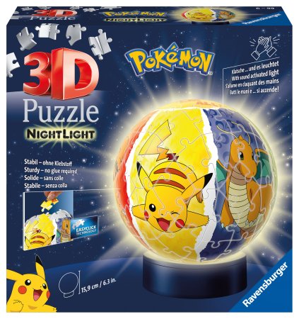 "RAVENSBURGER 3D puzle ""Nightlight Pok?mon"", 72 gab., 11547" 11547