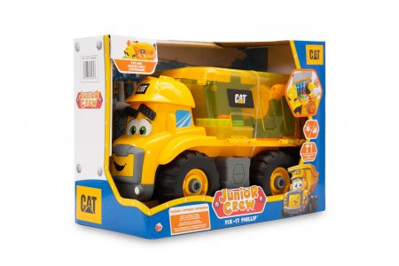 CAT kravas automašīna ar gaismām un skaņu Junior Crew (LT, LV, FI), 82460 82460