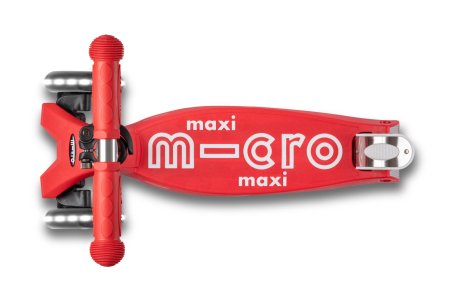 MICRO skrejritenis Maxi Micro Deluxe LED Red, MMD068 