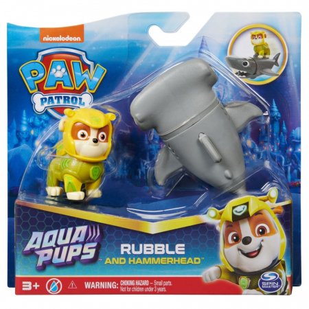 PAW PATROL figūra Aqua Hero Pups Rubble, 6066146 6066146