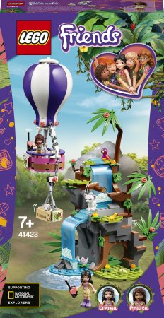 41423 LEGO® Friends Tīģera glābšana džungļos ar gaisa balonu 41423