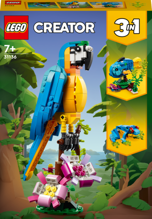 31136 LEGO® Creator Eksotisks papagailis 31136