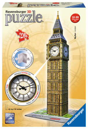 RAVENSBURGER puzle Big Ben with clock 216 pcs., 12586 12586