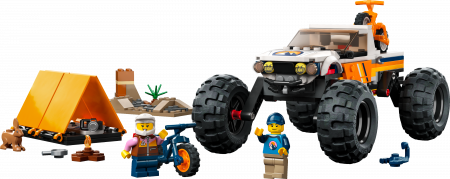 60387 LEGO® City Piedzīvojumi ar 4x4 bezceļu auto 60387