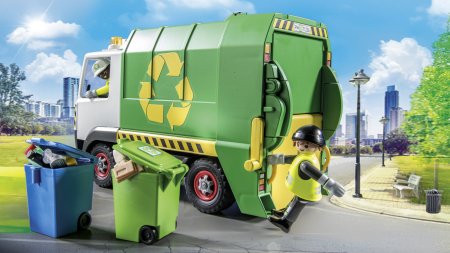 PLAYMOBIL CITY LIFE Mašīna atkritumu šķirošanai, 71234 71234