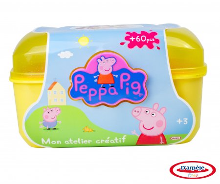 PEPPA PIG radošā kaste ar zīmēšanas piederumiem, 60 gb., CPEP013 CPEP013
