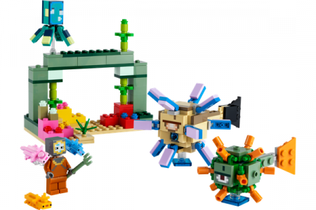 21180 LEGO® Minecraft™ Cīņa ar sargiem 21180