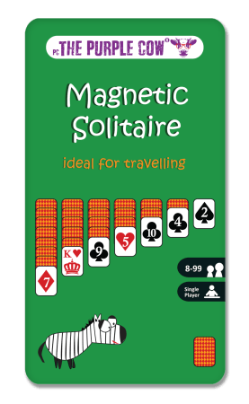 PURPLE COW ceļojumu spēle Magnetic Solitaire (LT,LV), 559 