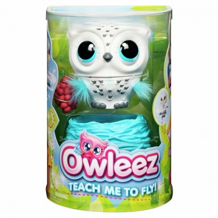OWLEEZ interaktīvā rotaļlieta Pūce, balta, 6046148 6046148